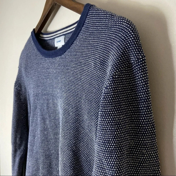 Knit Crewneck Sweater 100% Cotton Size XL Old Navy Fall Winter - Picture 2 of 8